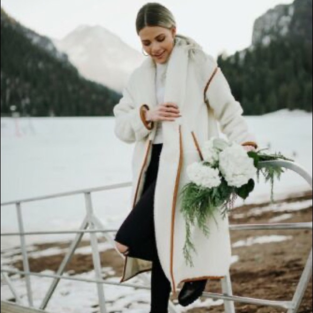 Madewell Sherpa fleece coat